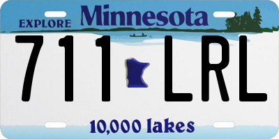 MN license plate 711LRL