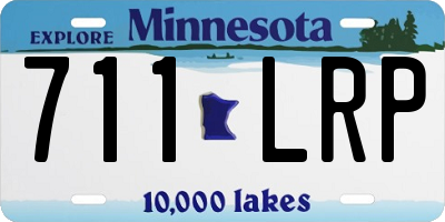 MN license plate 711LRP