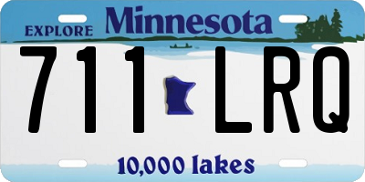MN license plate 711LRQ