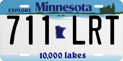 MN license plate 711LRT