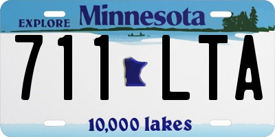MN license plate 711LTA