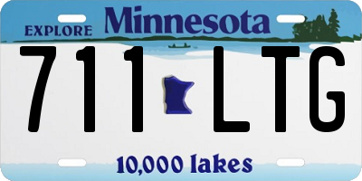 MN license plate 711LTG