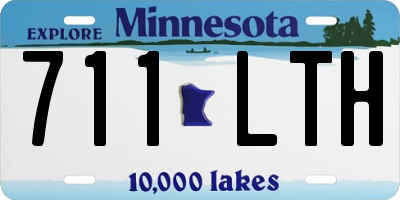 MN license plate 711LTH