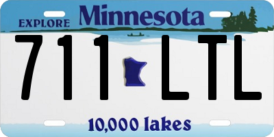 MN license plate 711LTL