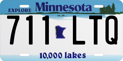 MN license plate 711LTQ