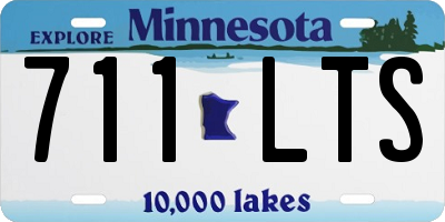 MN license plate 711LTS
