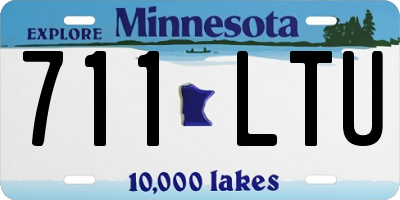 MN license plate 711LTU