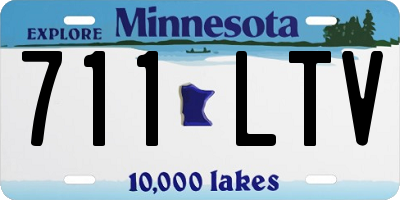 MN license plate 711LTV