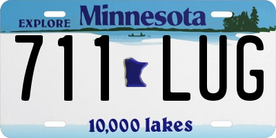 MN license plate 711LUG