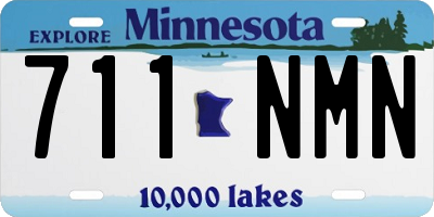 MN license plate 711NMN
