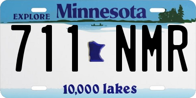 MN license plate 711NMR