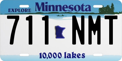 MN license plate 711NMT