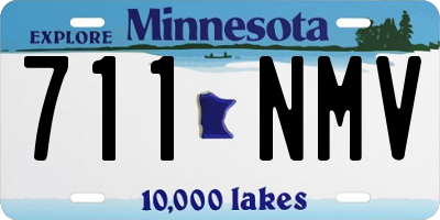MN license plate 711NMV