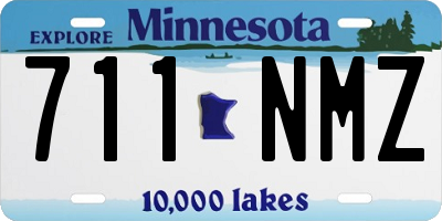 MN license plate 711NMZ