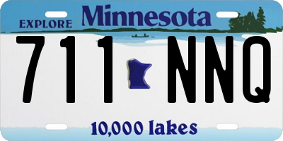 MN license plate 711NNQ