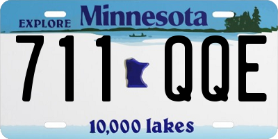 MN license plate 711QQE
