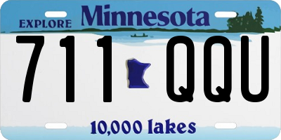 MN license plate 711QQU