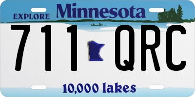 MN license plate 711QRC