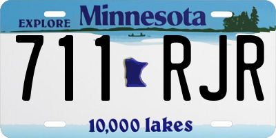 MN license plate 711RJR