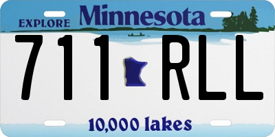 MN license plate 711RLL