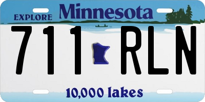 MN license plate 711RLN