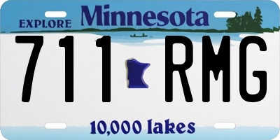 MN license plate 711RMG
