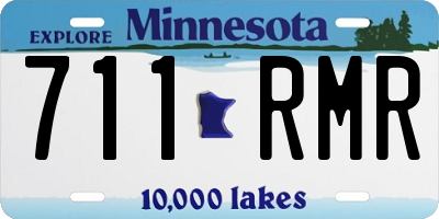 MN license plate 711RMR