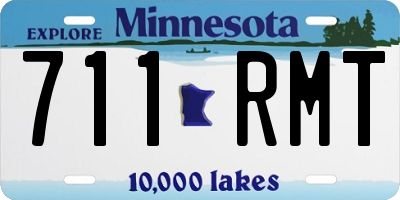 MN license plate 711RMT