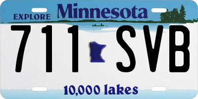 MN license plate 711SVB