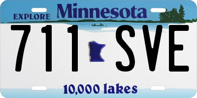 MN license plate 711SVE