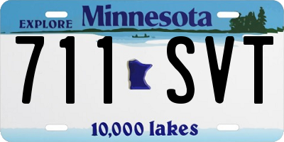 MN license plate 711SVT