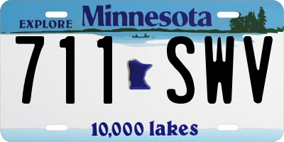 MN license plate 711SWV