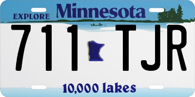 MN license plate 711TJR