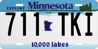 MN license plate 711TKI