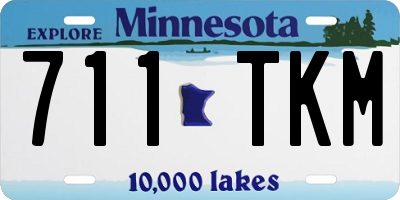 MN license plate 711TKM