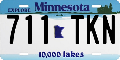 MN license plate 711TKN