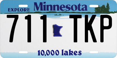 MN license plate 711TKP