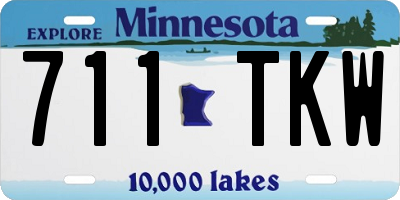 MN license plate 711TKW