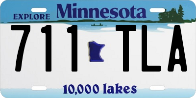 MN license plate 711TLA