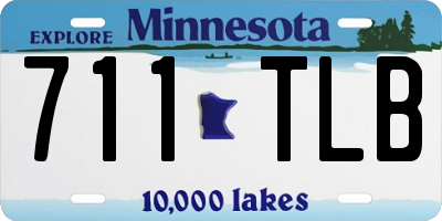MN license plate 711TLB
