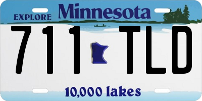 MN license plate 711TLD
