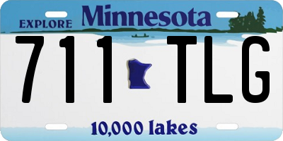 MN license plate 711TLG