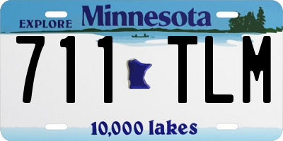 MN license plate 711TLM