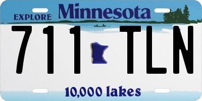 MN license plate 711TLN