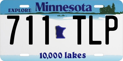 MN license plate 711TLP