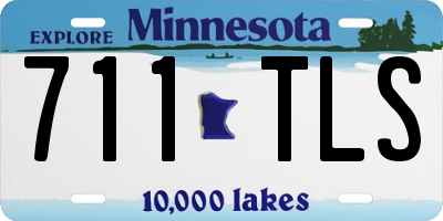 MN license plate 711TLS