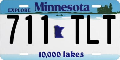 MN license plate 711TLT