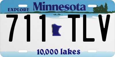 MN license plate 711TLV