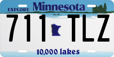 MN license plate 711TLZ