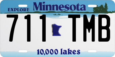 MN license plate 711TMB